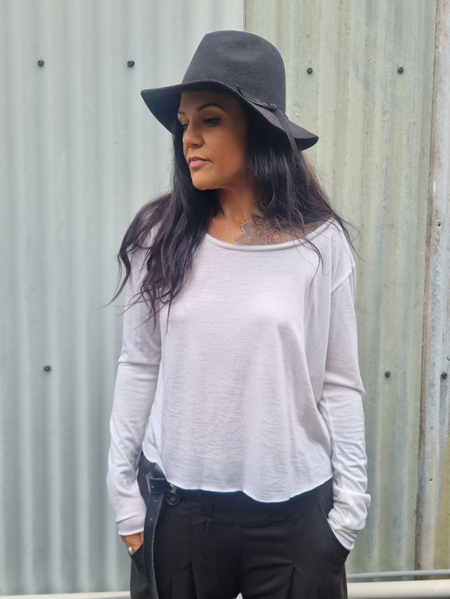 Straight & Narrow Merino Top