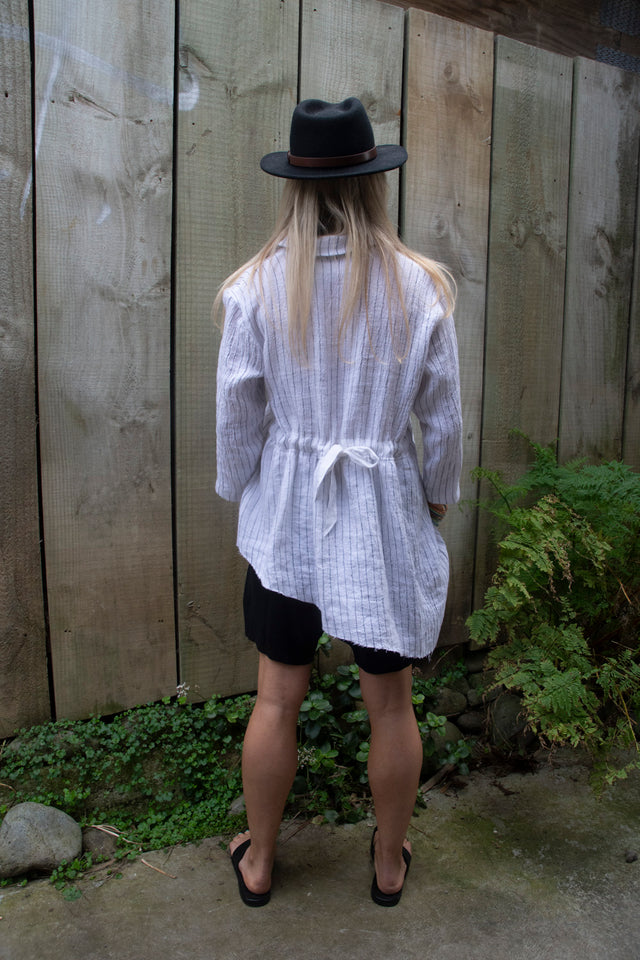 Honest John 'Lead Me Astray' Linen Shirt