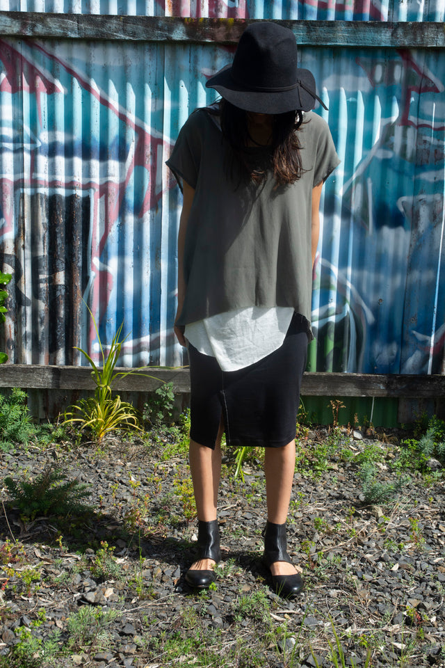 Honest John 'Draw a Line' Skirt