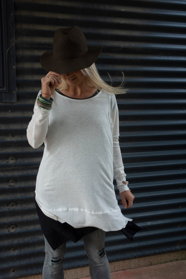'Wide Load' Long sleeve Tee