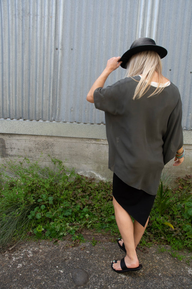 Honest John 'Sharpen your Pencil' Skirt