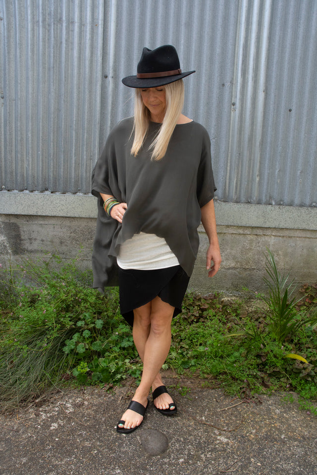 Honest John 'Sharpen your Pencil' Skirt