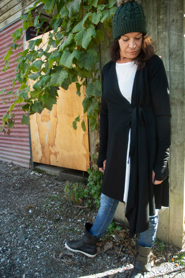 Honest John 'Off Kilter' Merino Cardigan