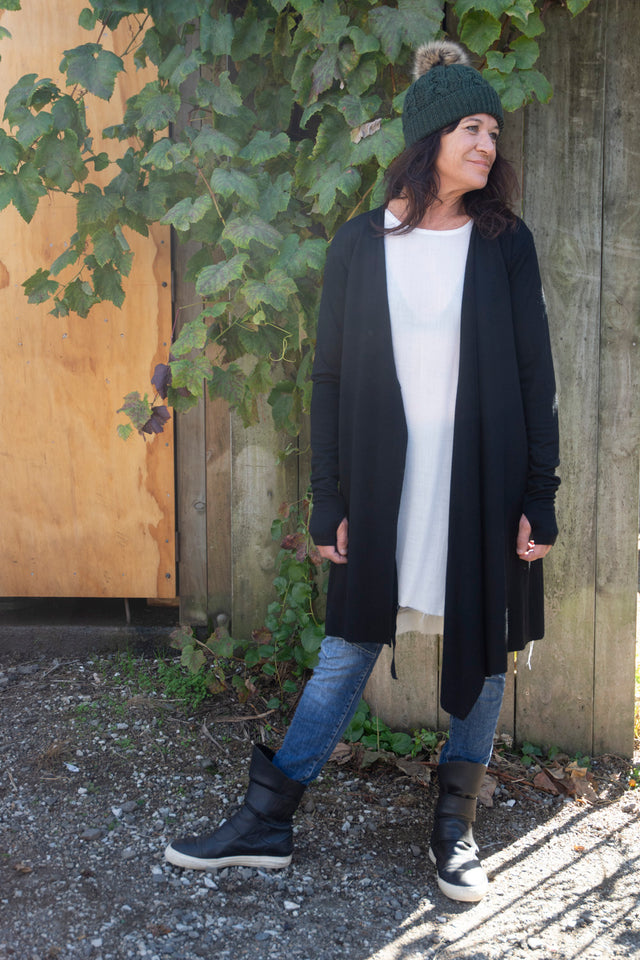 Honest John 'Off Kilter' Merino Cardigan