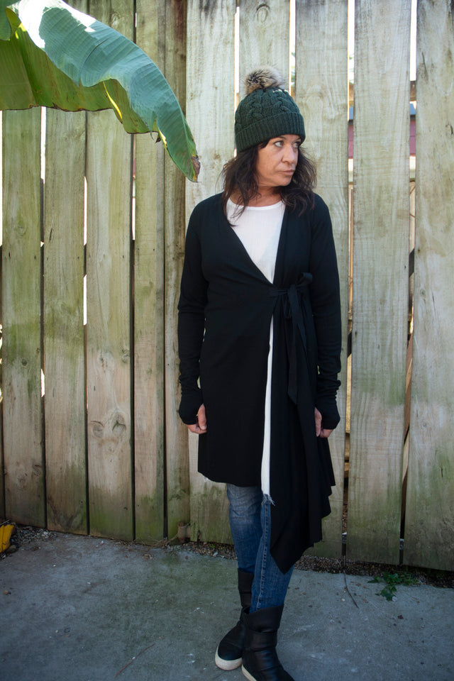 Honest John 'Off Kilter' Merino Cardigan