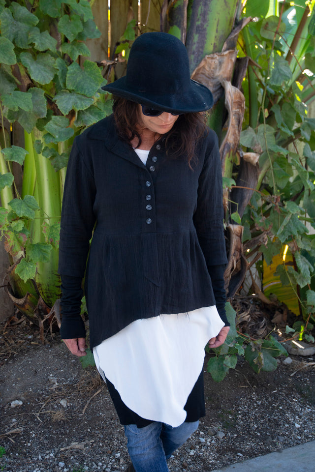 Honest John 'Lead Me Astray' Linen Shirt